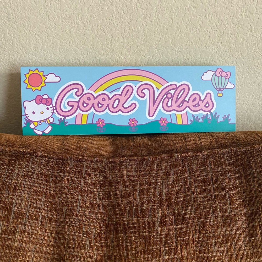 Hello Kitty Good Vibes Wall Sign